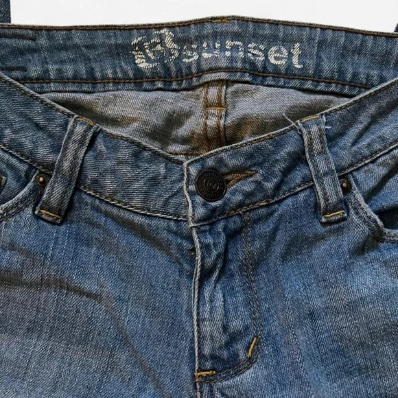 Vintage 90s Bullhead Lowrise Blue Women Jeans - Picture 5 of 7